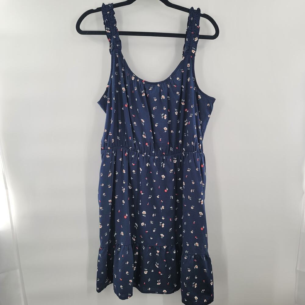 Banana Republic Factory Ruffle Fit-and-Flare Dress Size L NWT - Picture 6 of 6